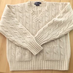 Ralph Lauren vintage wool sweater with front pockets
